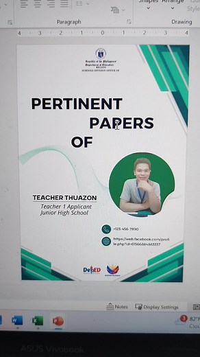 44K views · 282 reactions | DepEd Cover Page for Teacher-Applicants...