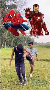 Spider Man Vs Iron Man Viral Emoji Acting Video #shorts #spiderman #ironman