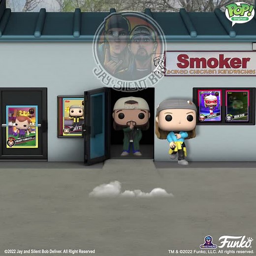 Jay and Silent Bob x Funko Series 1 Digital Pop!™ coming soon to Droppp! Head to https://bit.ly/3OfYeXv for more details! #Funko #FunkoDigitalPop | Funko