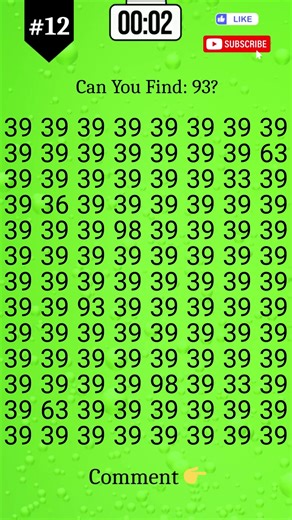 Only Geniuses Can Find the 93!