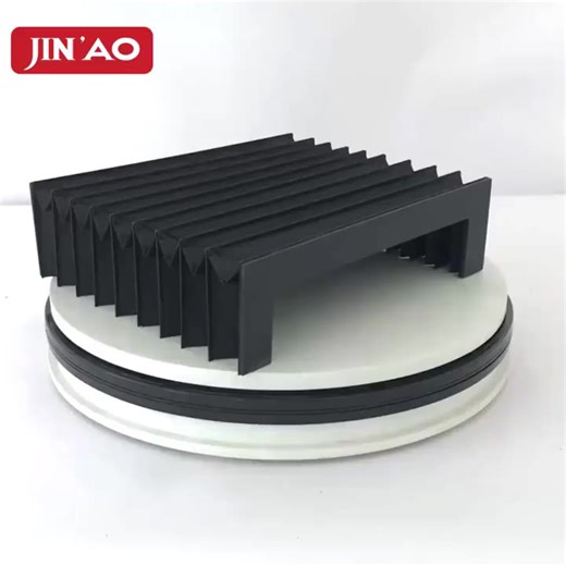 Accordion Bellow Cover for CNC Machine Tools Flexible Guide Way Shield with Engine and Bearing Core Components