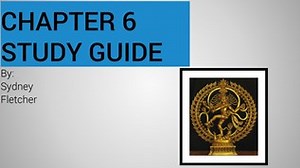 Chapter 6 study