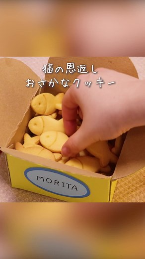 猫の恩返しのさくほろおさかなクッキー再現