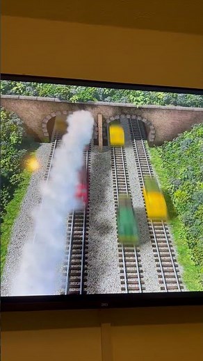 Thomas and friends day off the diesels cgi Dennis Derek d261 splatter and doge in the diesel charger
