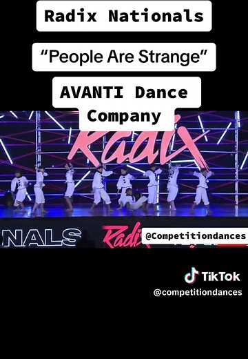 ““People Are Strange” by #AVANTIDanceCompany - teen division at Radix Dance Nationals, 2023 - #radix #radixnationals #avanti #avantidance #competitiondance #competitivedancers #radixdance #competitiondances #dancetiktok