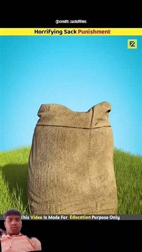 Horrifying sack punishment