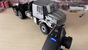 1.2K views · 38 reactions | Modified sound and lighting system for 1/14 JDM-157 Zetros 6x6 off-road tractor complete machine, this it’s the second modified car wheelbase:363mm,115mm, size: 674*227*242mm | Toucanhobby | Facebook