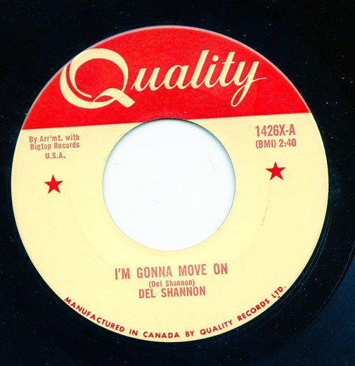 Del Shannon - I'm Gonna Move On / Cry Myself To Sleep