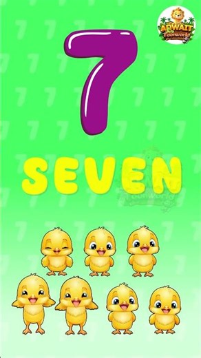 Learning Number 7 | Count to Seven | Fun Numbers for Kids