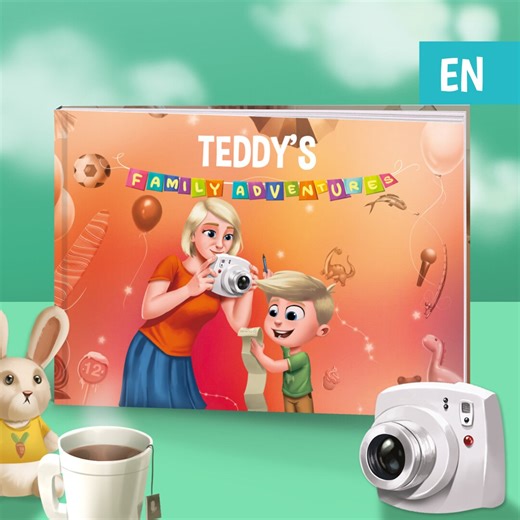 Personalized Story Book for Grandmother and Grandchild - Family Adventures - Etsy