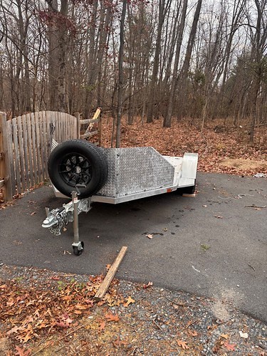 2025 aluma MC210 double motorcycle utility trailer, 6.5 x 10’ | eBay