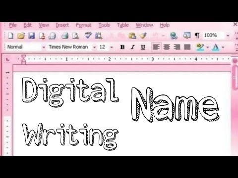 Digital Name Writing 🔴