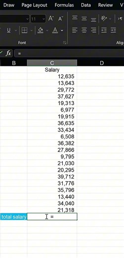 The SUM equation in (Excel)#excel #learning #teacher #data #dataanalytics