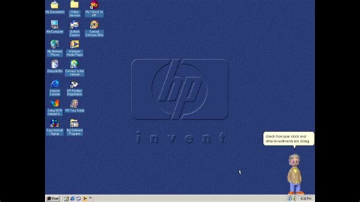 【失传媒体】惠普于2000年推出的吉祥物Victor和电脑软件HP教程向导