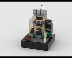 LEGO MOC-58355 Mini Set 10278 - Police Station (Modular Buildings 2020)