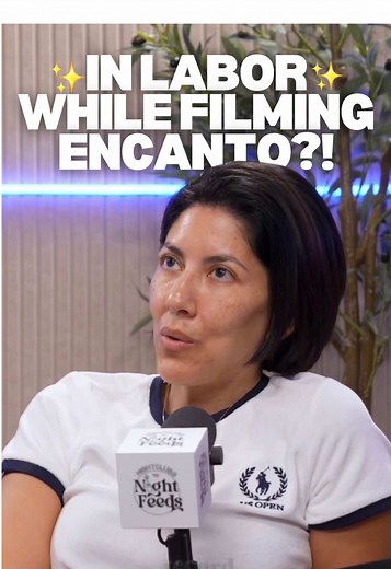 Recording Disney’s ENCANTO While in Labor