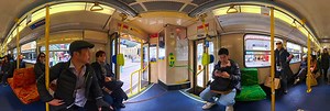 Exploring the Z3 Tram Interior: A 360 View of Melbourne's Classic Ride 360 Panorama | 360Cities