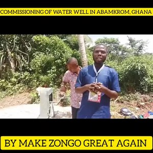 2K views · 53 reactions | Today, our PRO Abubakar Awudu, commissioned a Water Well built for the residents of Abamkrom, Ghana. All praises be to Allah and full gratitude to our generous donors from the UK. | Make Zongo Great Again | Facebook