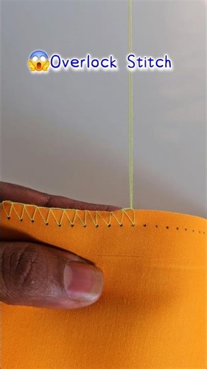 💡How to sew an Overlock stitching | Genius Overlock stitching tips for beginners #handstitch