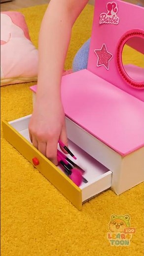 💄 DIY Barbie Makeup Box! 🩷 So Glam, So Fun for Kids! ✨
