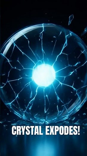 Crystal Energy Sphere Explodes From Inside | Satisfying ASMR Visuals