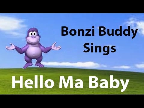 Bonzi Buddy sings Hello Ma Baby