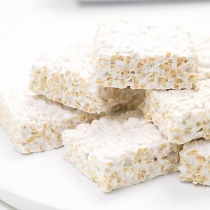 38K views · 403 reactions | These flat out simple homemade marshmallow rice krispie treats are actually easier than making the iconic treats with packaged marshmallows. They set up in minutes! | Gluten Free on a Shoestring | Facebook