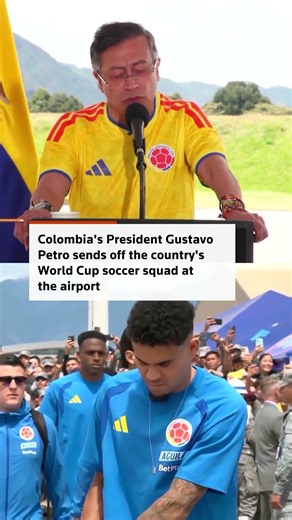 Colombia squad gets presidential send-off to World Cup