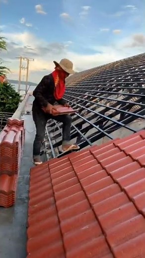 Roof tile installation