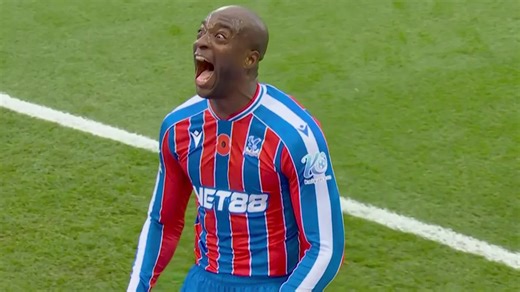 Mateta heads Crystal Palace 1-0 ahead of Brentford