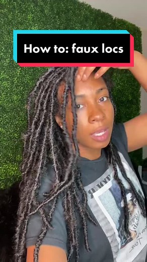 It’s time to learn how to do them yourself 🤗 #protectivestyles #howtofauxlocs #howtodofauxlocks #fauxlocs #fauxlocstutorial #fauxlocscrochet