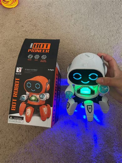 Dancing Robot Toy With Music and Lights | Interactive Kids Robot | Light up Robot Toy | Battery Operated Toy Gift for Kids - Etsy