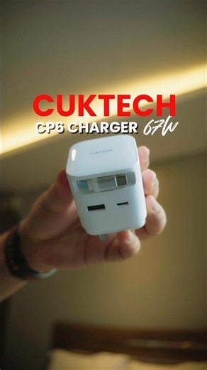 1 charger je dah cukup untuk charge 3 device sekali jalan! ⚡🔋 #cuktech