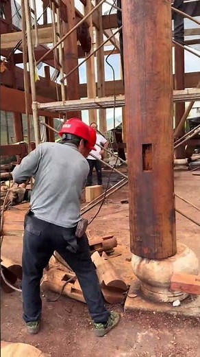 Dragon pillar installation #shorts