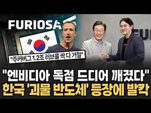 "Nvidia's Monopoly Finally Broken" World in Uproar Over Emergence of Korean Semiconductor Monster...