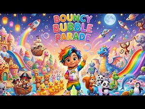 🫧Bouncy Bubble Parade | Bubble Song & Kids Dance Party | The Daily Dam