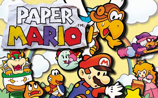 【夜光云】N64《纸片马里奥》全流程实况 史上极限2D画面(指非常扁) 中古游戏调查组 第114期 (Paper Mario)