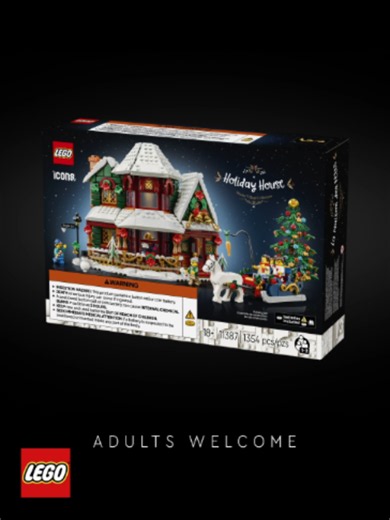 LEGO Icons Holiday House: new Winter Village set