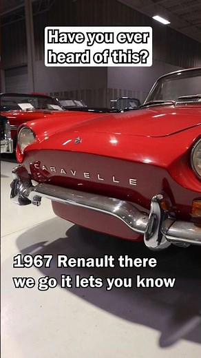 1967 Renault Caravelle Convertible