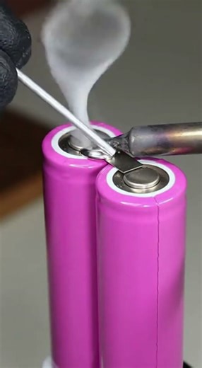 Soldering Battery for DIY power bank