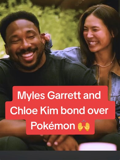 Myles Garrett and Chloe Kim Discuss Pokémon Love