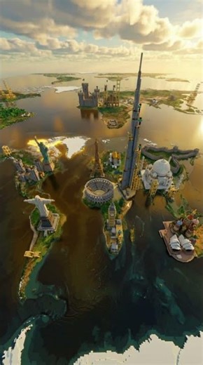 Giant Minecraft Earth Map 😱💀