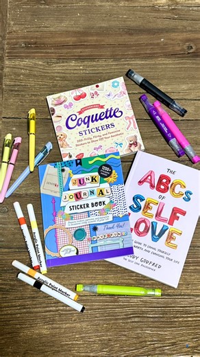 I heard Five Below had some junk journal/art journal finds, so of course I had to check it out. 👀✨ It’s January and this girl is trying to keep up with her hobbies while staying on a budget. And honestly, this haul did not disappoint. Everything was $5 each! I’m still blown away that they had the Pipsticks junk journal sticker book and the Stickercore coquette sticker book. 😱💗 Super happy with my haul. What do you think? Would you grab any of these? 📓💫 | Weekend Craft