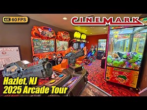 Cinemark Hazlet 12 (Hazlet NJ), September 2025 arcade tour, new 4K full walkthrough