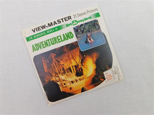 Vintage 1970s GAF View-master Adventureland Walt Disney World 3 Reels Booklet Packet H23 Excellent - Etsy