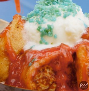 Blue Barn is putting Pop Rocks on French toast! Join Hannah Hart for more food adventures on #IHartFood, all-new Monday! | Food Network