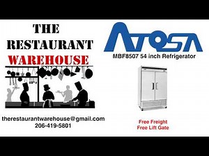 Atosa MBF8507 54 Inch Two Door Refrigerator