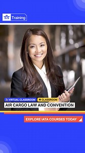 Take your expertise in aviation law to new heights with IATA's top-tier courses. Reserve your spot now for a globally recognized certification, and get ready to unlock a world of opportunities. Act fast - limited spots available! | IATA Training