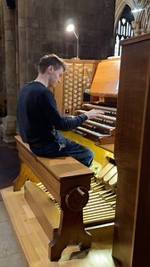 Last week at Selby Abbey – the magnificent Hill organ from 1909, famously used by Fernando Germani for his recordings of Franck and Reger… Follow for more! #organist #pipeorgan #french #classicalmusic #concertorganist #organmusic #musician #subscribe #organtok #orgel | Jan Liebermann