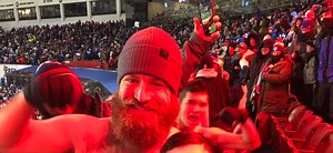 Ryan Fitzpatrick Spotted At Bills Playoff Game Cheering On Team While Shirtless (PIC)